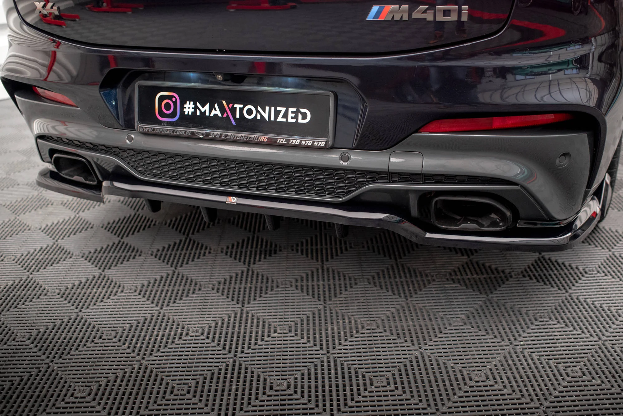 Splitter Tylny (Z Dyfuzorem) V.2 BMW X4 M40i G02 - Image 2