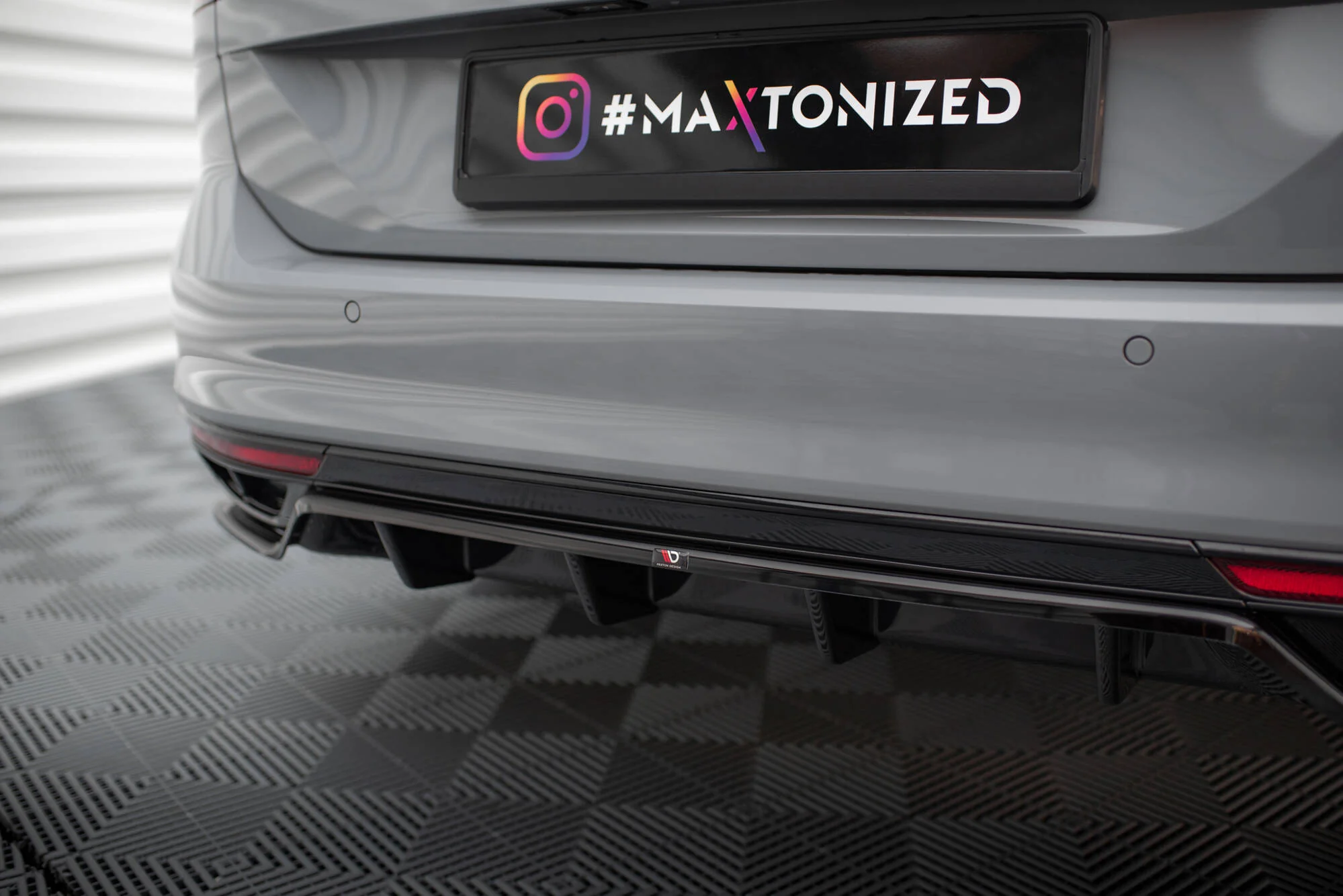 Splitter Tylny (Z Dyfuzorem) Volkswagen Passat R-Line B8 Facelift - Image 2