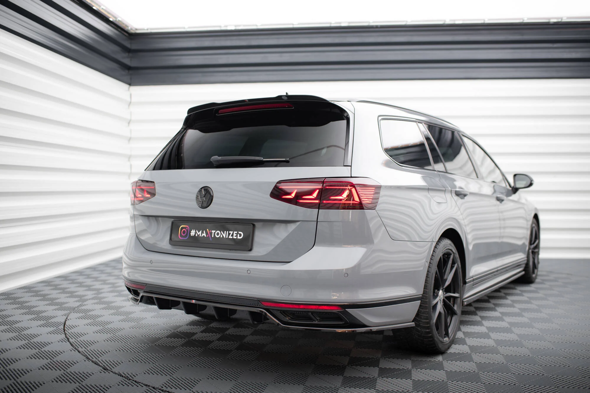 Splitter Tylny (Z Dyfuzorem) Volkswagen Passat R-Line B8 Facelift - Image 3