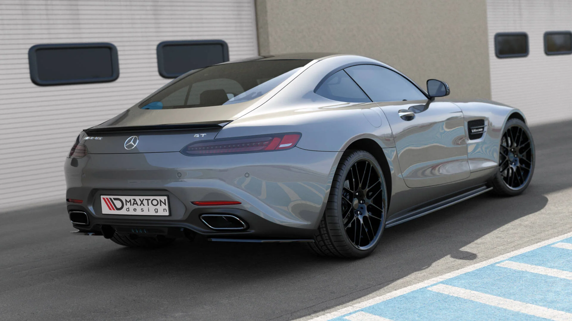 Splittery Tylne Boczne Mercedes-AMG GT / GT S C190 Facelift - Image 3