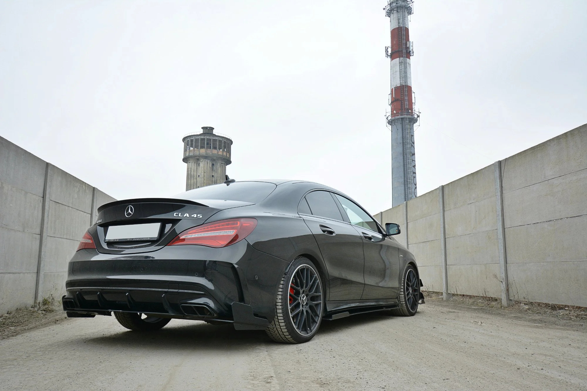 Splittery Tylne Boczne Racing Mercedes CLA A45 AMG C117 Facelift - Image 3