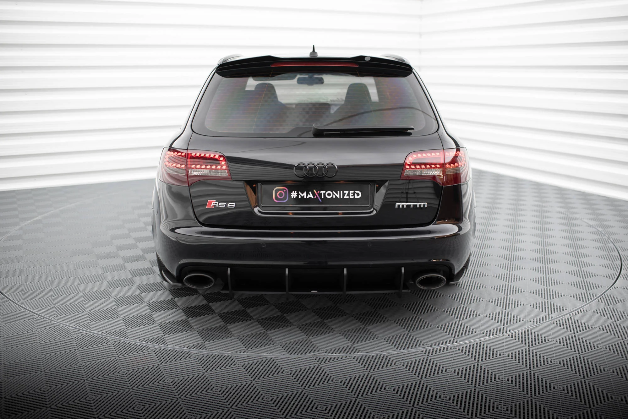 Splittery Tylne Boczne Street Pro Audi RS6 Avant C6 - Image 2