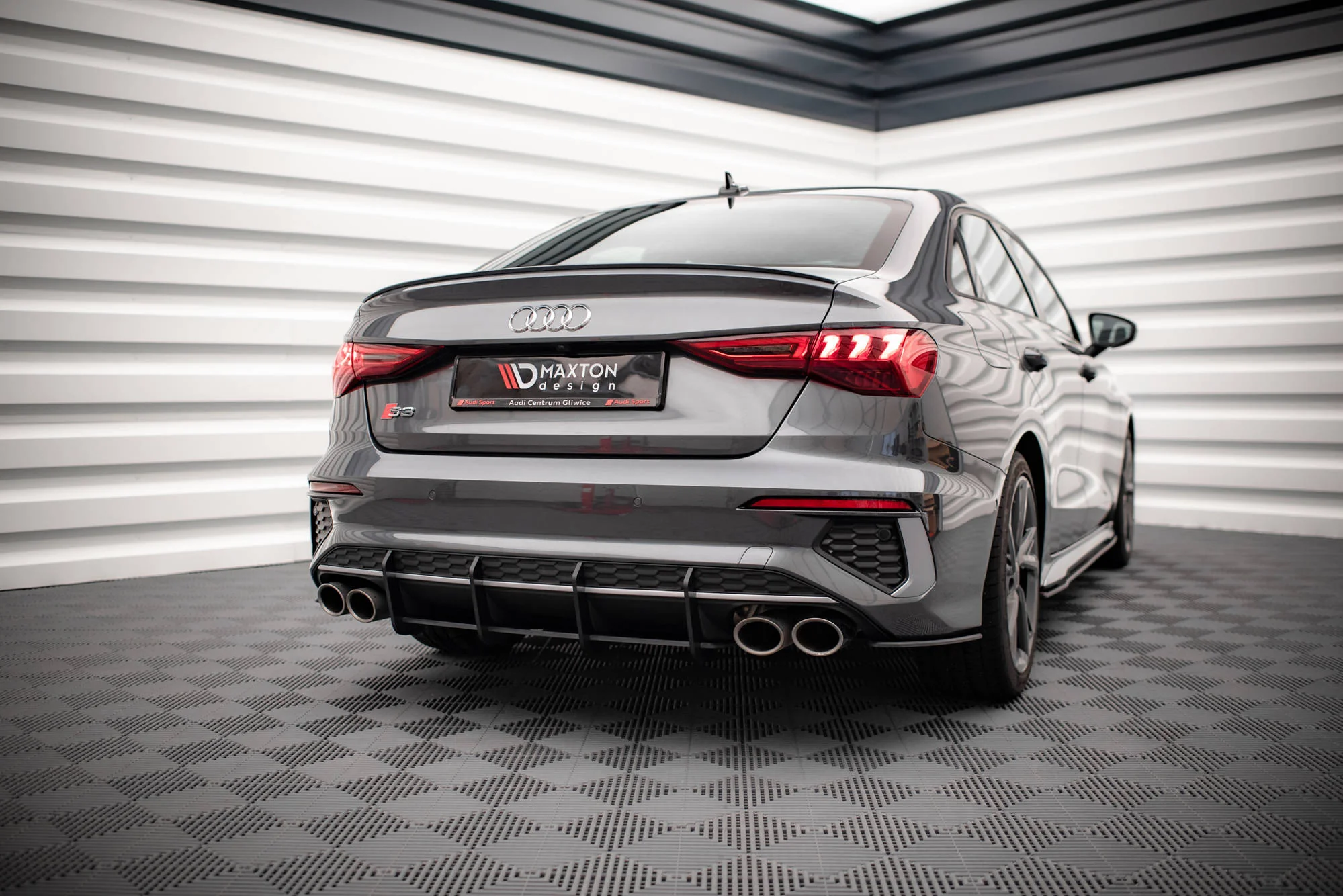 Splittery Tylne Boczne Street Pro Audi S3 Sedan 8Y - Image 3