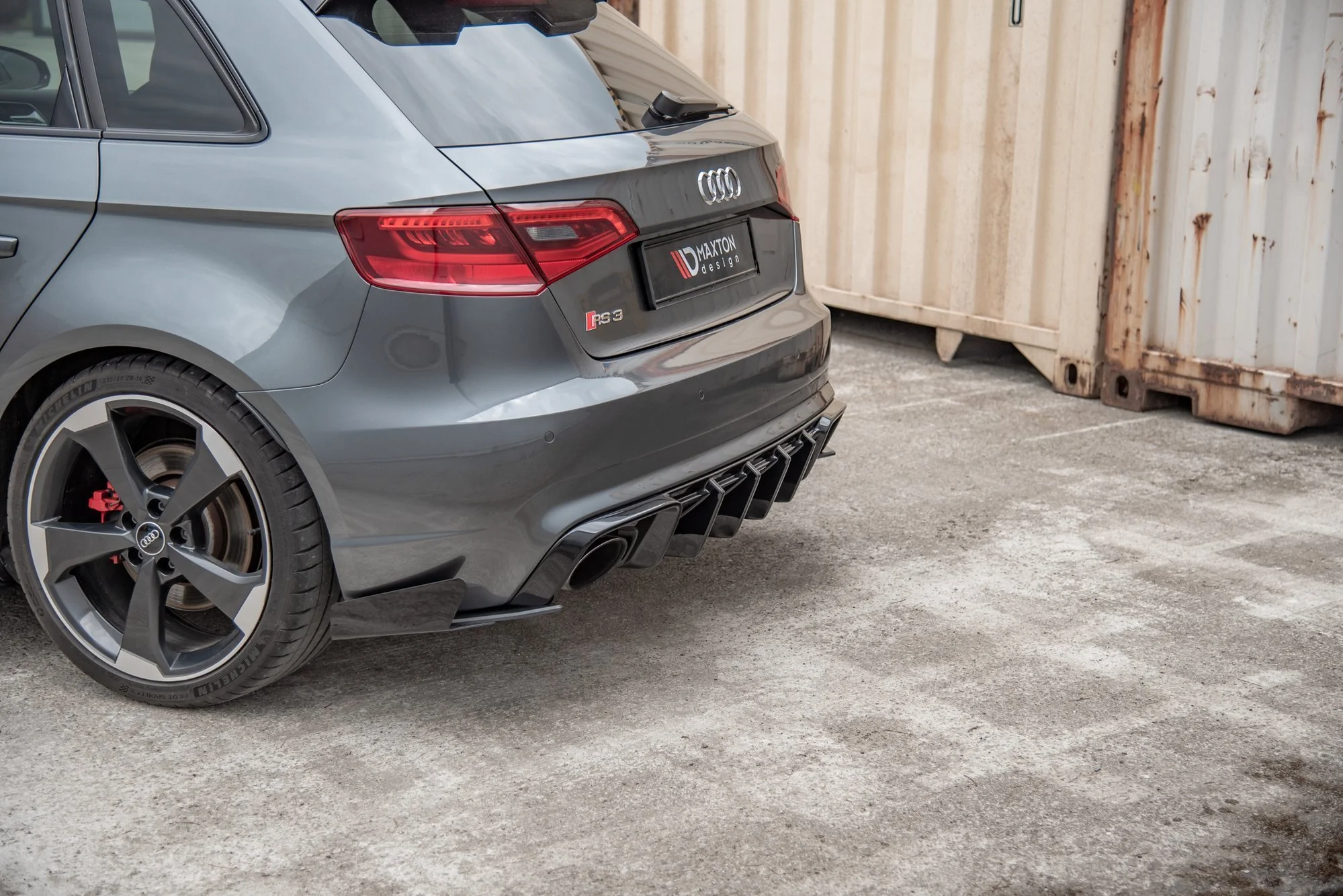Splittery Tylne Boczne Street Pro + Flaps Audi RS3 8V Sportback - Image 4