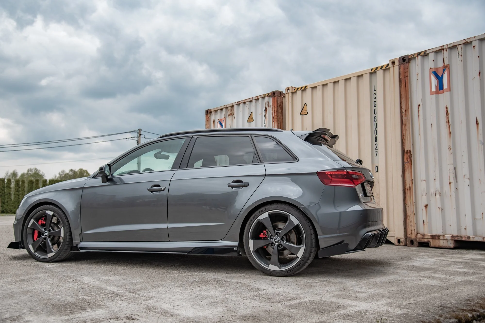Splittery Tylne Boczne Street Pro + Flaps Audi RS3 8V Sportback - Image 5