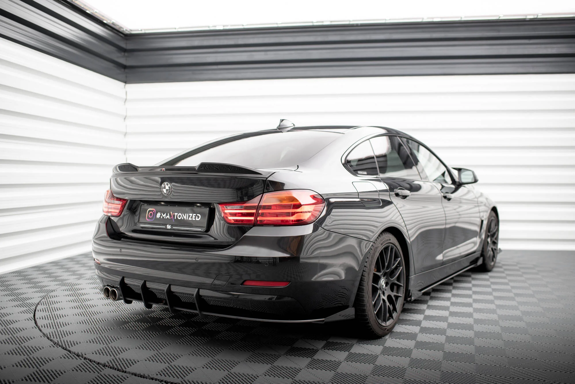 Splittery Tylne Boczne Street Pro + Flaps BMW 4 Gran Coupe F36 - Image 3