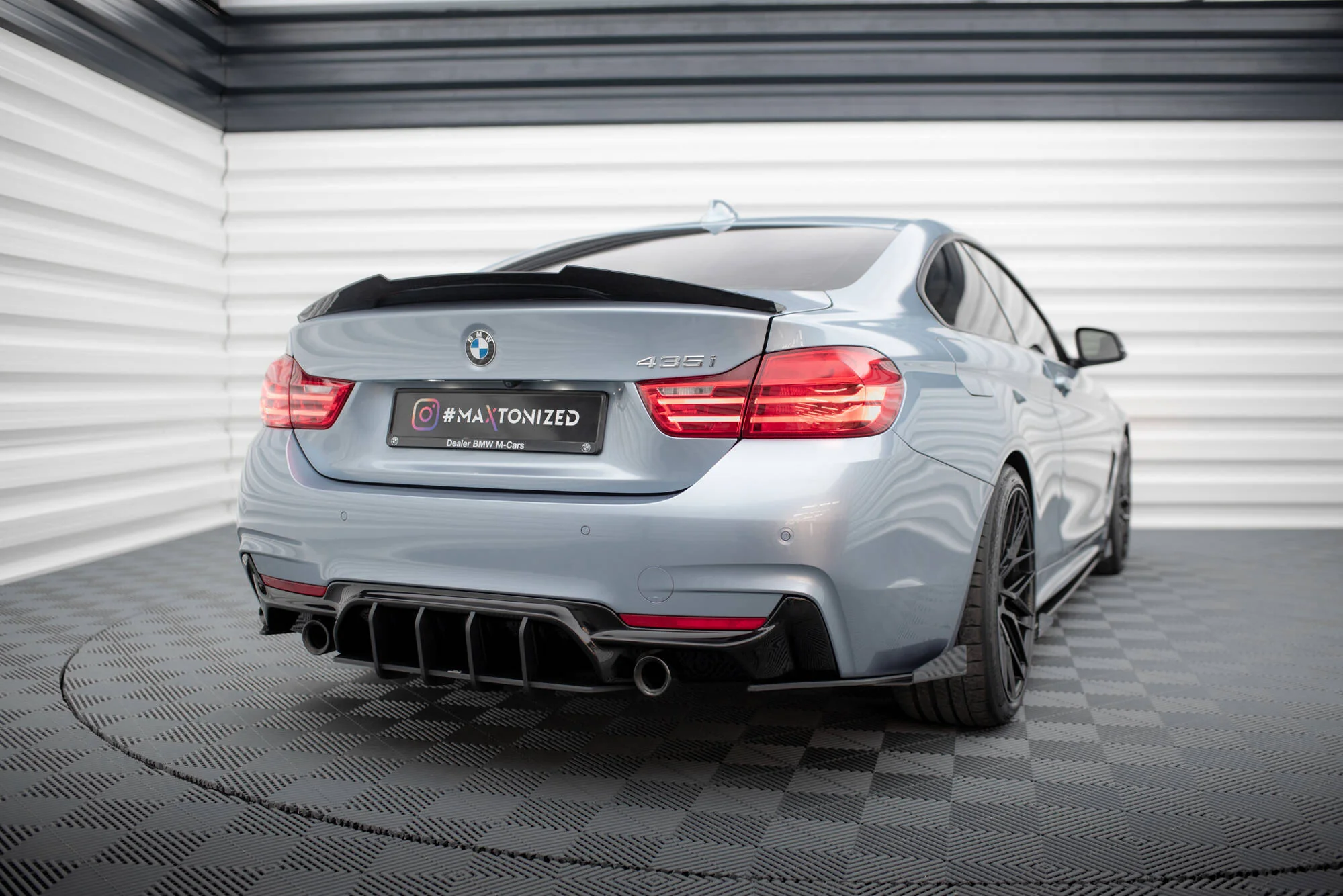 Splittery Tylne Boczne Street Pro + Flaps BMW 435i Coupe M-Pack F32 - Image 3
