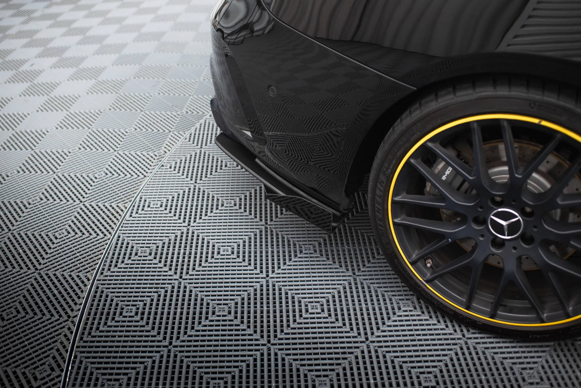 Splittery Tylne Boczne Street Pro + Flaps Mercedes-AMG CLA 45 C117 Facelift - Image 3