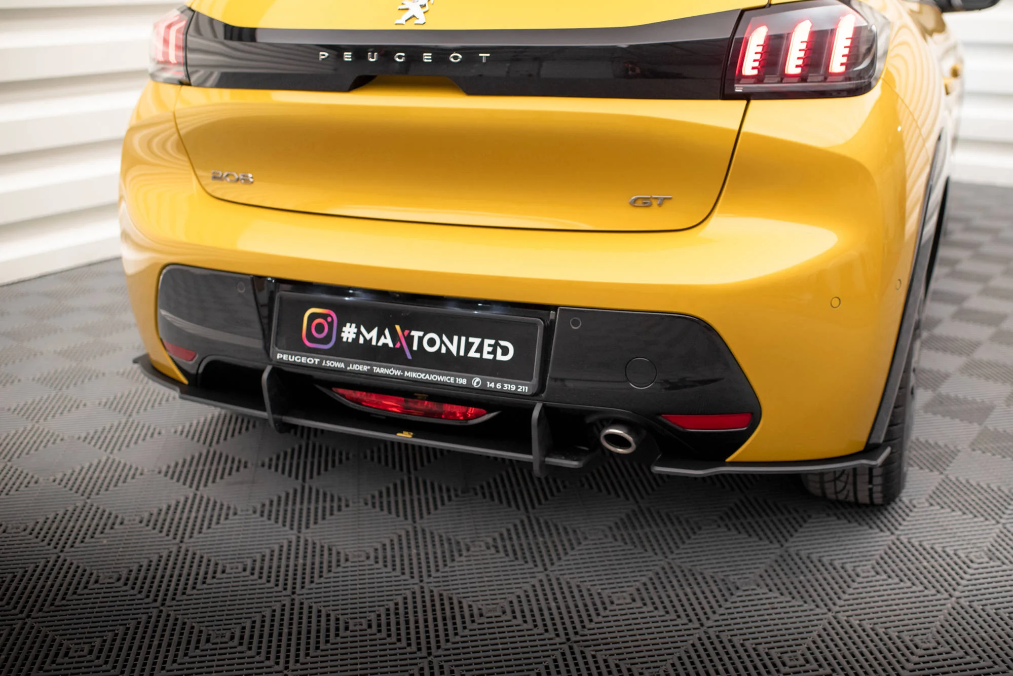 Splittery Tylne Boczne Street Pro Peugeot 208 GT Mk2