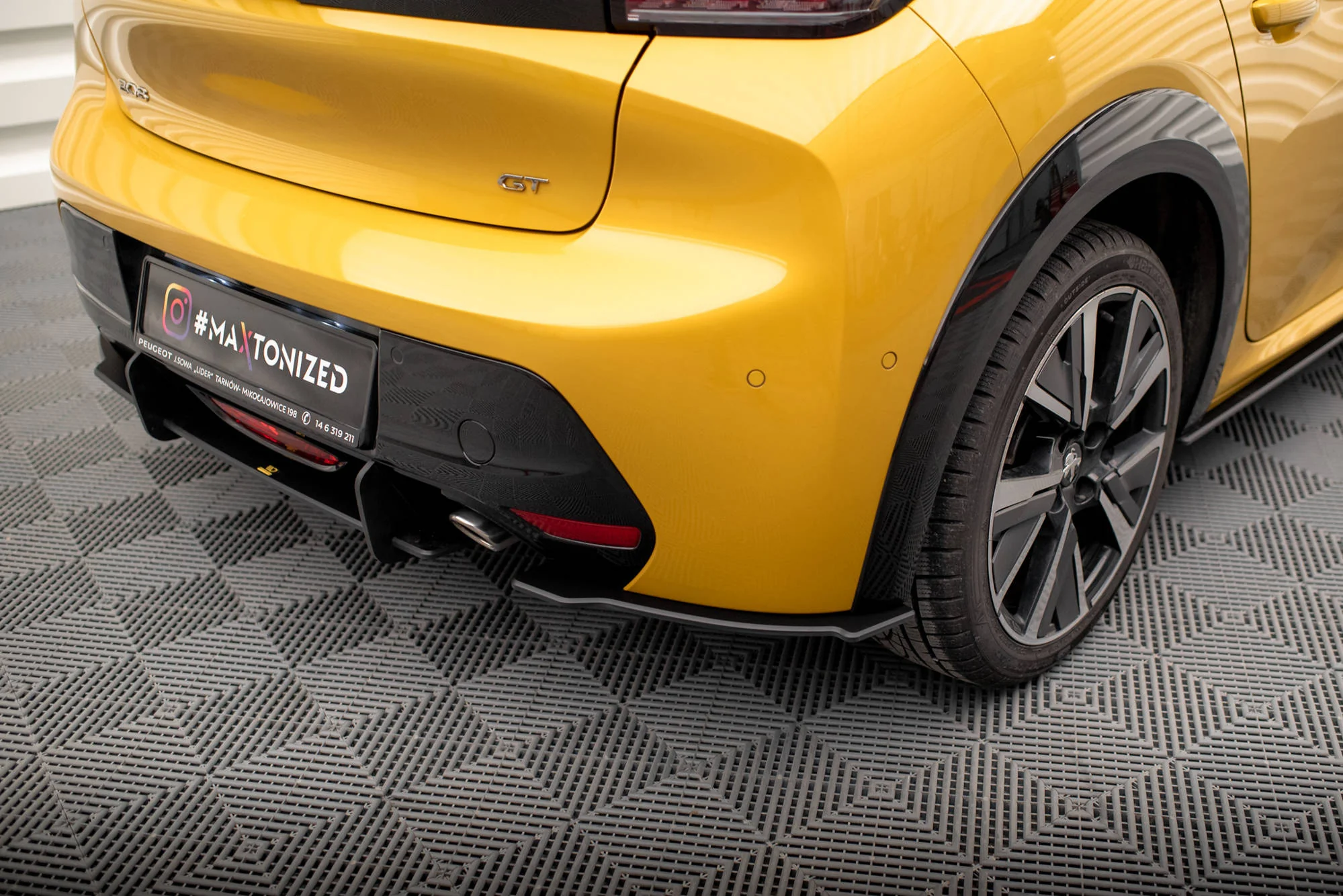 Splittery Tylne Boczne Street Pro Peugeot 208 GT Mk2 - Image 3