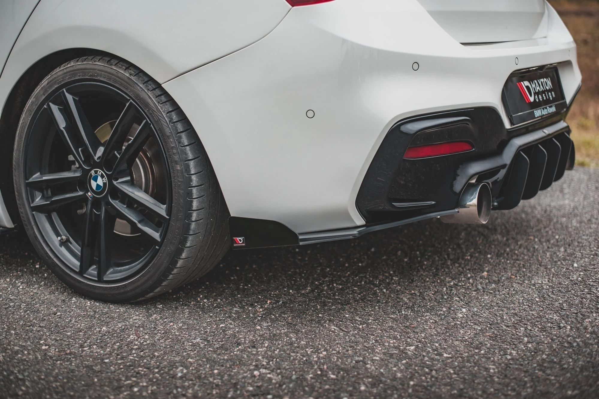 Splittery Tylne Boczne Street Pro V.3 + Flaps BMW 1 F20 M140i - Image 2