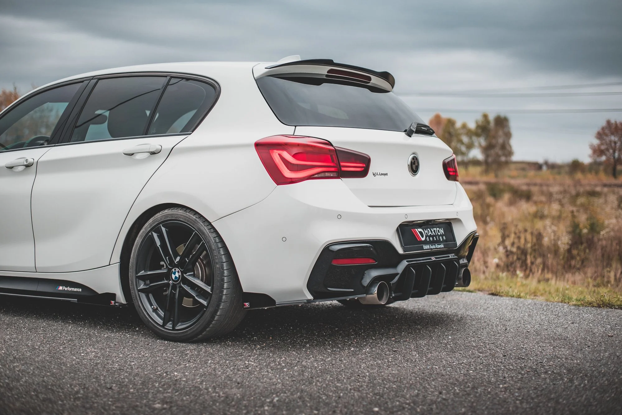 Splittery Tylne Boczne Street Pro V.3 + Flaps BMW 1 F20 M140i - Image 3