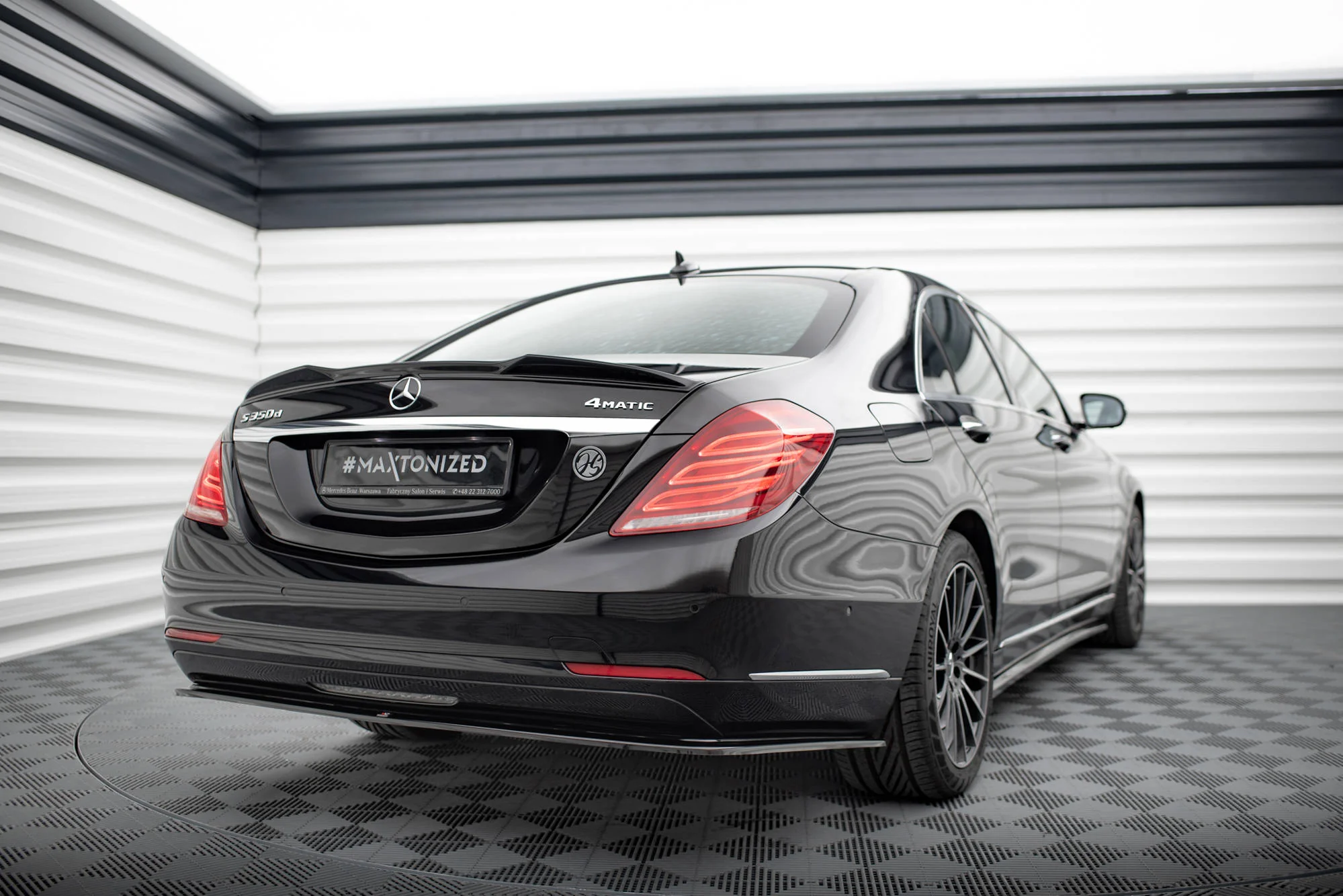 Spoiler Cap 3D Mercedes-Benz S W222 / W222 Facelift - Image 3