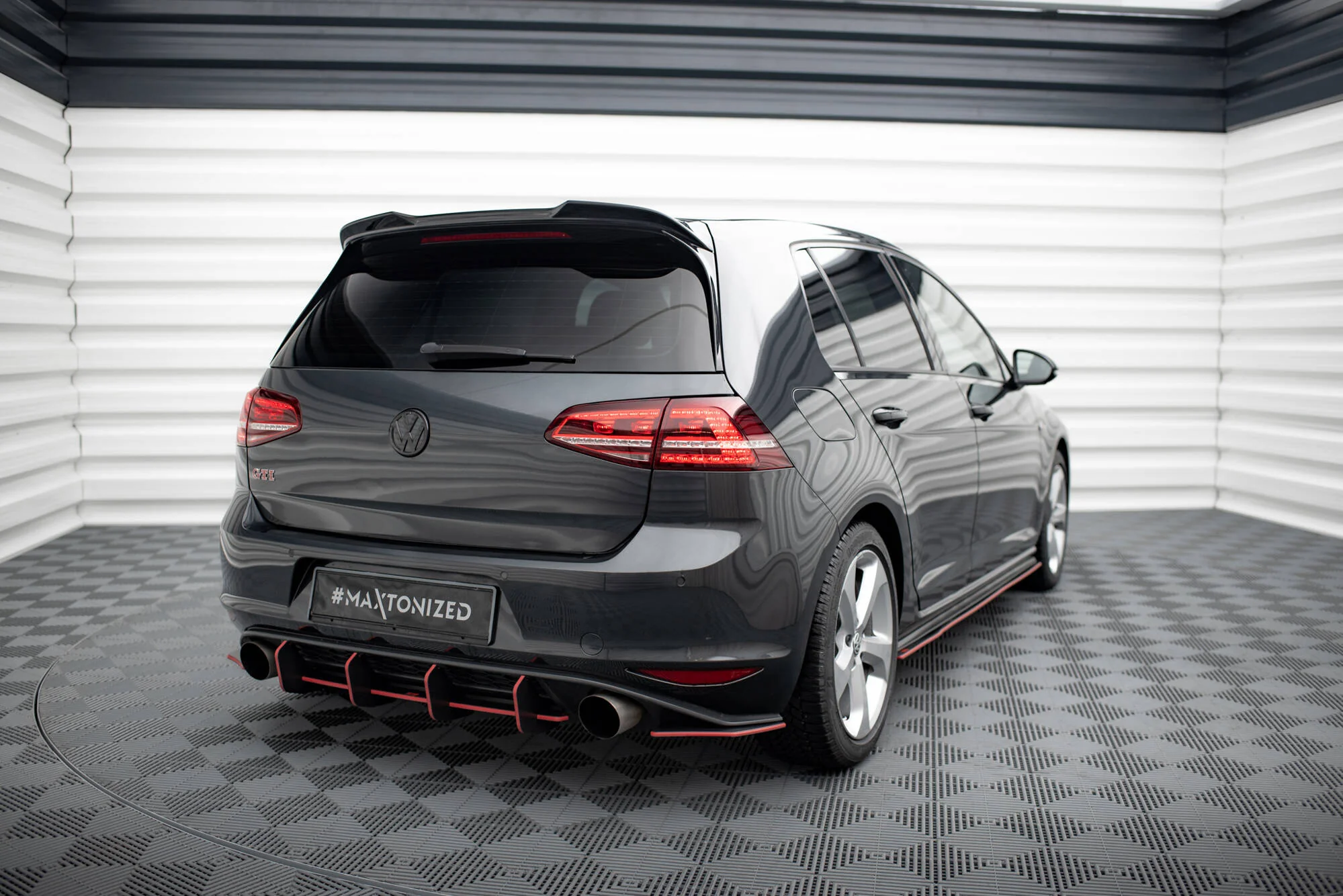 Spoiler Cap 3D Volkswagen Golf R / R-Line / GTI / GTD Mk7 / Mk7 Facelift - Image 4